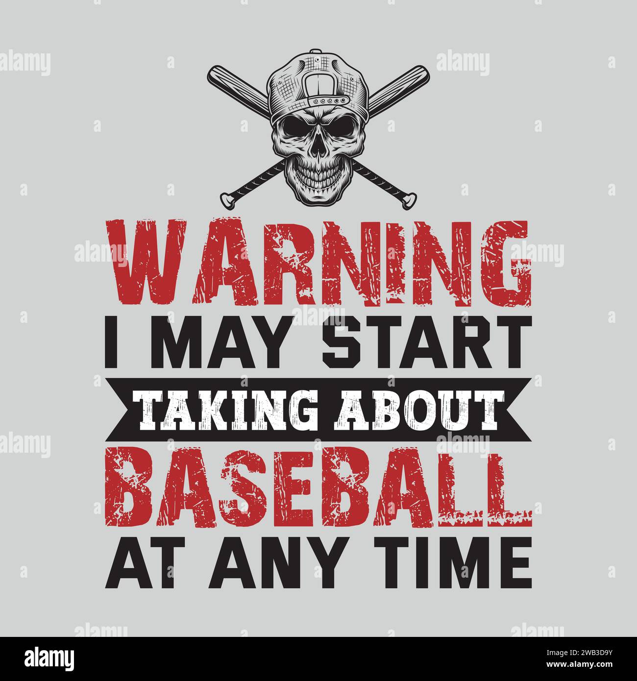 Baseball T-Shirt Design Stock Vector