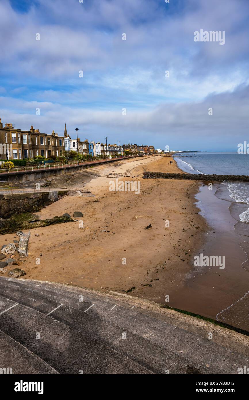 Beach in Portobello seaside in city of Edinburgh, Scotland, UK. Stock Photo