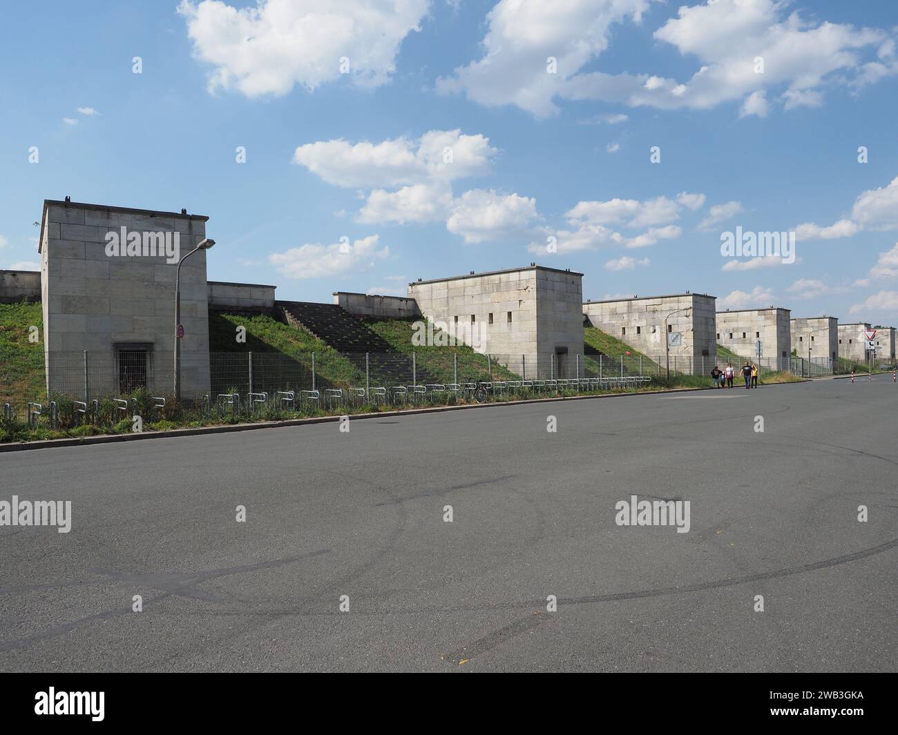 NUERNBERG, GERMANY - CIRCA JUNE 2022: Zeppelinfeld Translation Zeppelin Field Designed By Architect Albert Speer As Part Of The Nazi Party Rally Groun Stock Photo