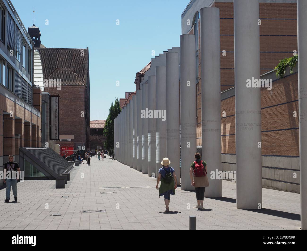 NUREMBERG, GERMANY - CIRCA JUNE 2022: Street Of Human Rights ...