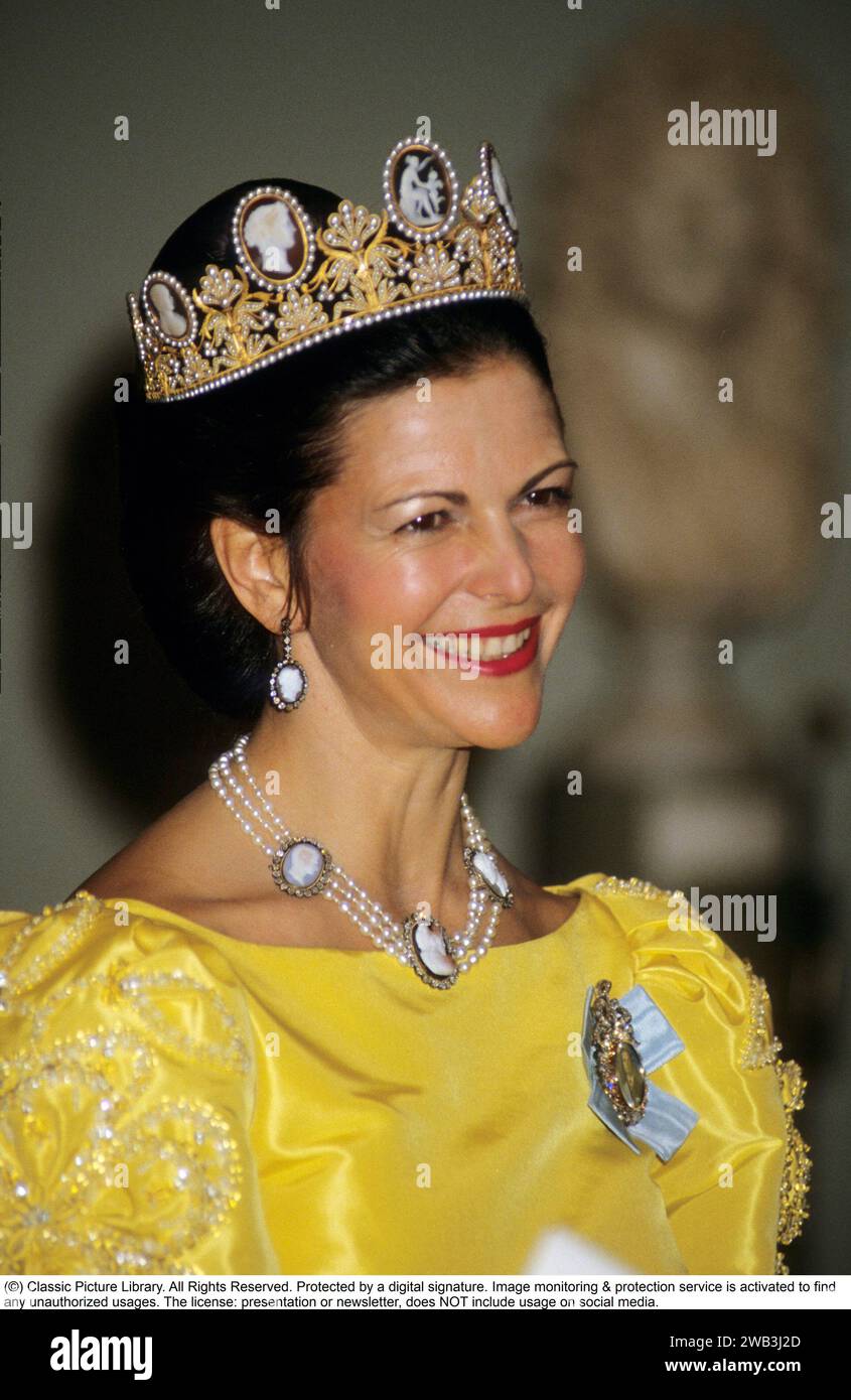 Queen silvia of sweden tiara hi-res stock photography and Queen silvia of sweden tiara hi-res stock photography and