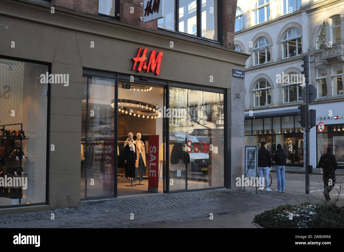 Copenhagen, Denmark /08 January 2024/. Sale at swedish retail store in ...