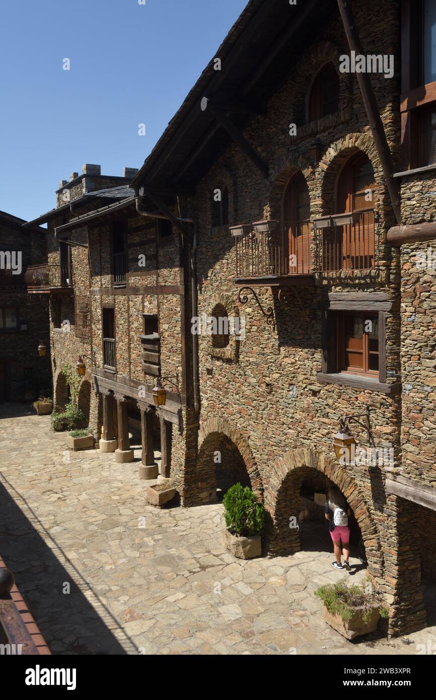 view of village of Auvinya, Andorra Stock Photo