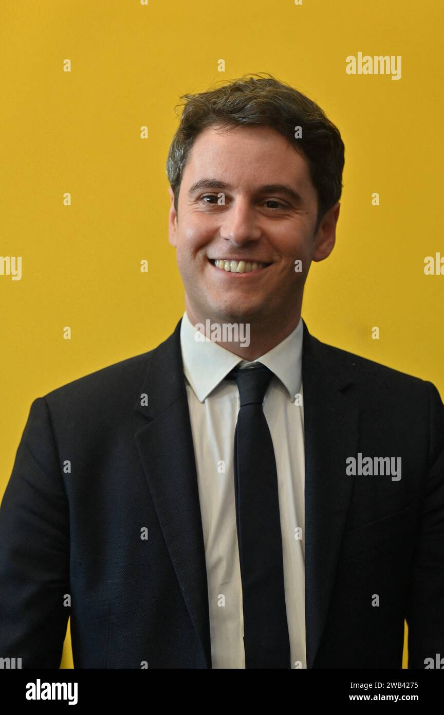 File photo Junior Minister for Public Accounts Gabriel Attal visits