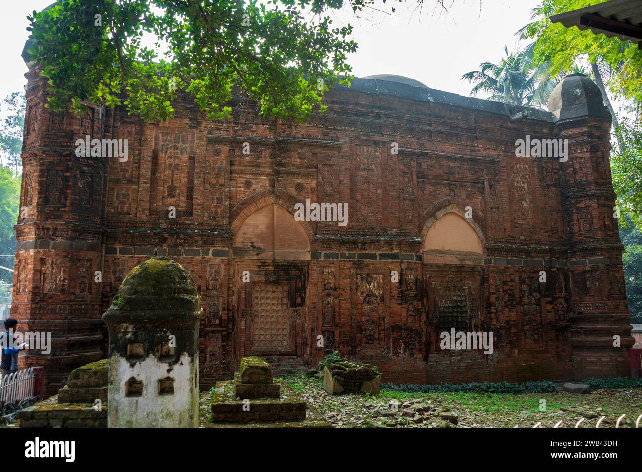 Bagha Shahi Mosque, Rajshahi Division, Bangladesh Stock Photo
