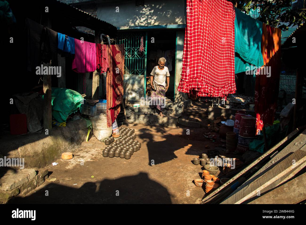 Pottery making involves shaping clay by hand, using a wheel, or coiling