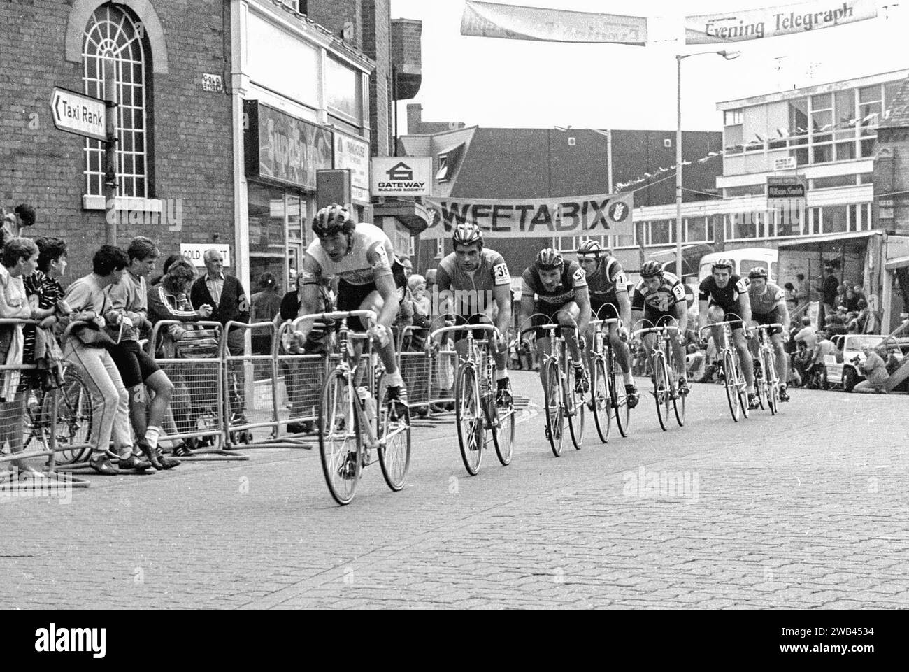 International Cycle Race, Kettering, in 1984 Stock Photo Alamy