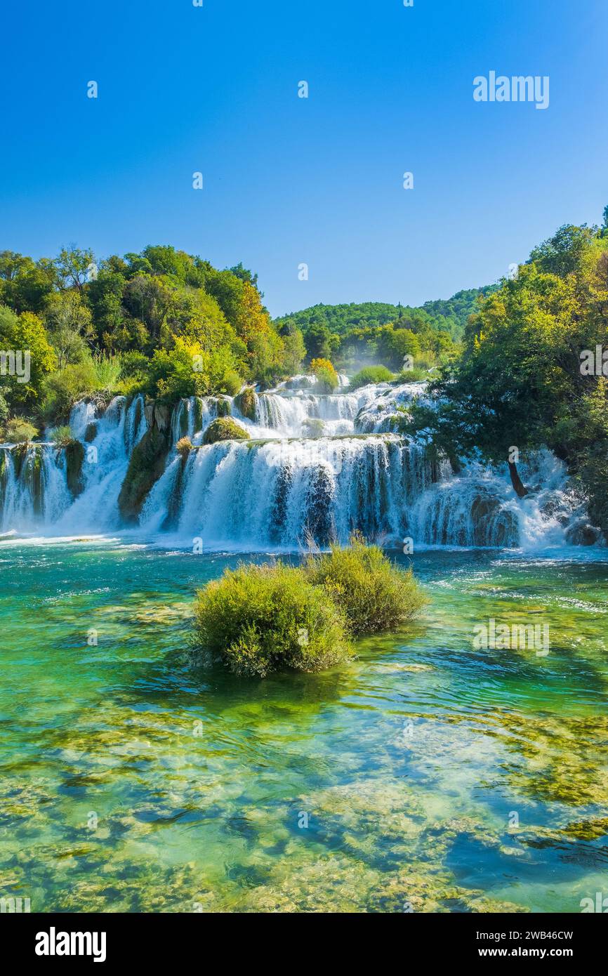 amazing-waterfall-skradinski-buk-in-krka-national-park-in-croatia-stock