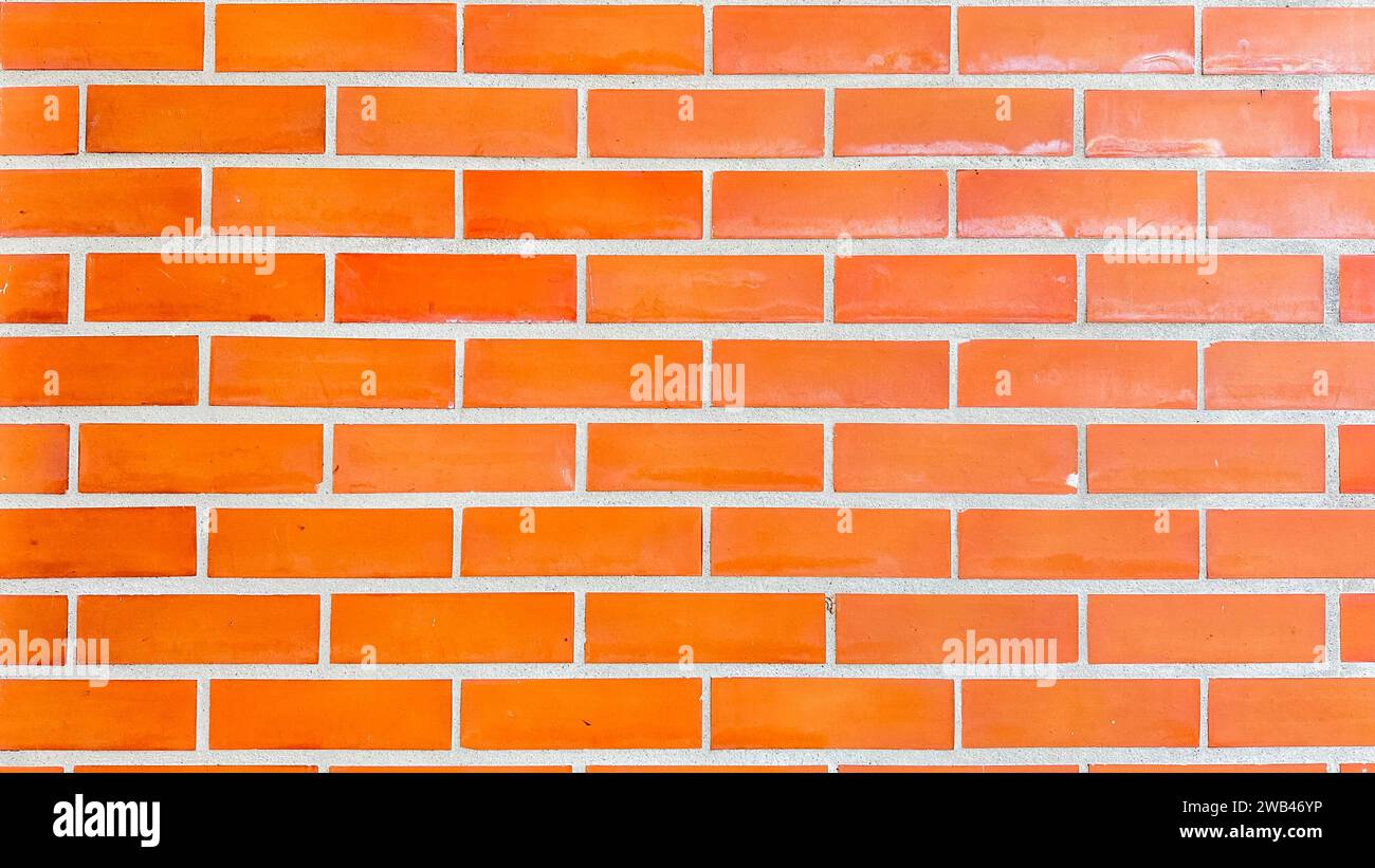 Close up red brick wall texture background to be used as background ...