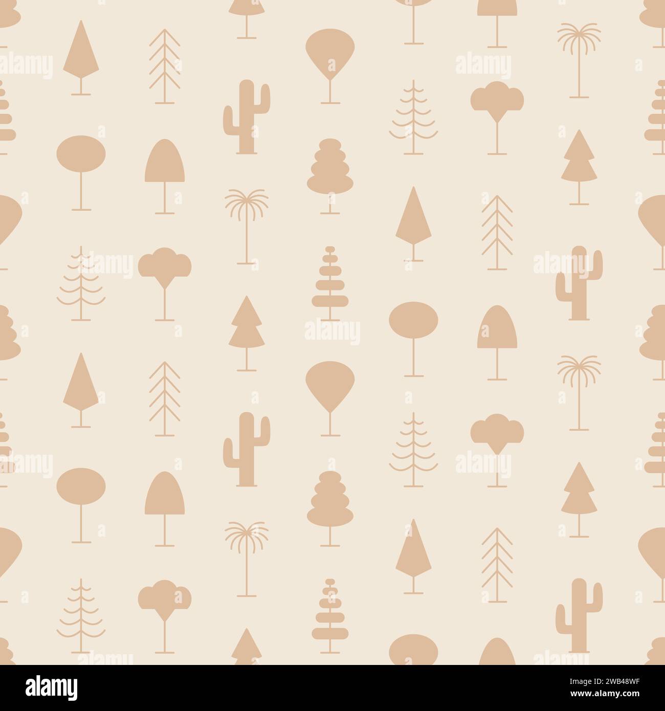 Trees forest wood Stock Vector Images - Alamy
