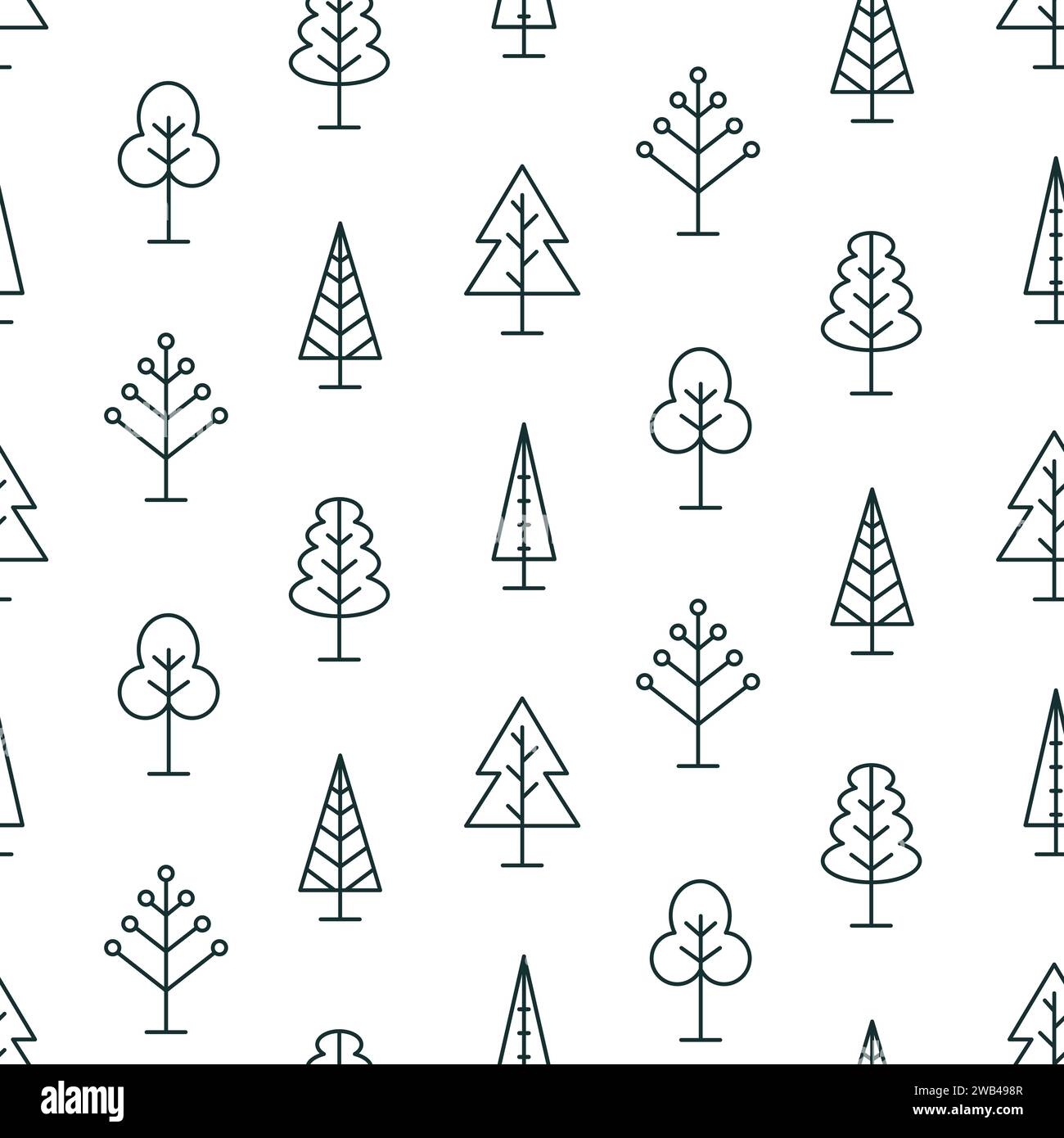 Natural wood doodle pattern hi-res stock photography and images - Alamy