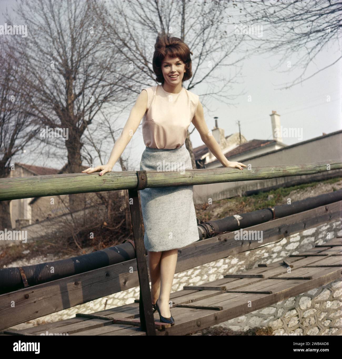Dawn Addams in the UK ca. 1956 Stock Photo