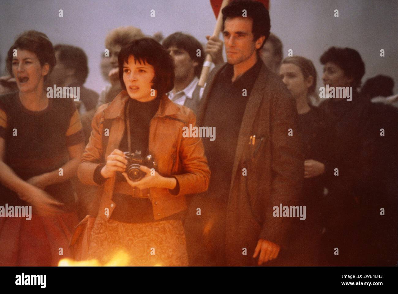 The Unbearable Lightness of Being  Year : 1988 USA Director : Philip Kaufman Juliette Binoche, Daniel Day-Lewis Stock Photo