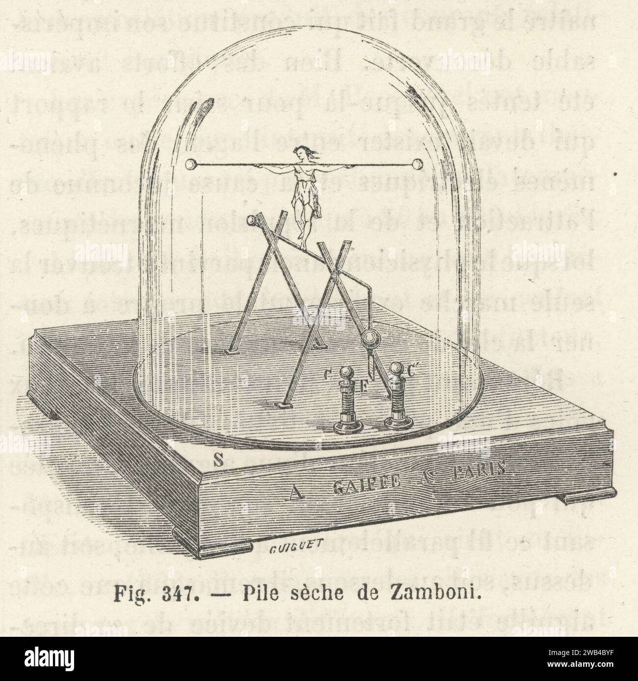 The Zamboni pile developed in 1812 by the Italian priest and physicist