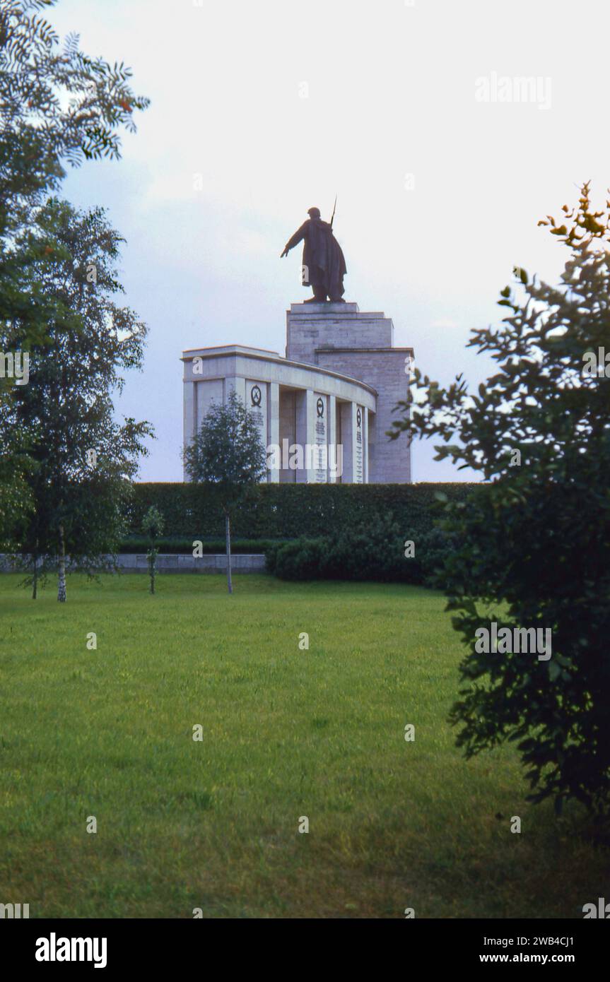 Berlin, Soviet Tiergarten Memorial, circa 1958. Stock Photo