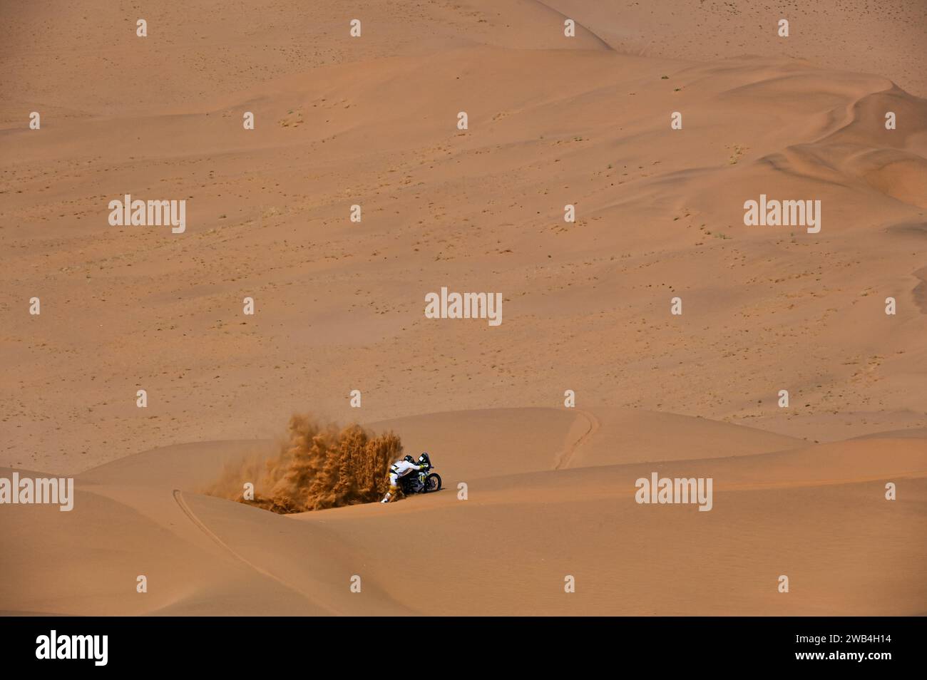 142 SVITKO Stefan (svk), Slovnaft Racing Team, KTM, Motul, Moto, action during the Stage 3 of the Dakar 2024 on January 8, 2024 between Al Duwadimi and Al Salamiya, Saudi Arabia Stock Photo