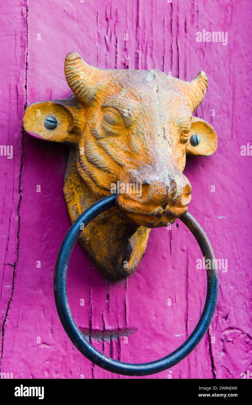 Old door knob, Merida Mexico Stock Photo Alamy
