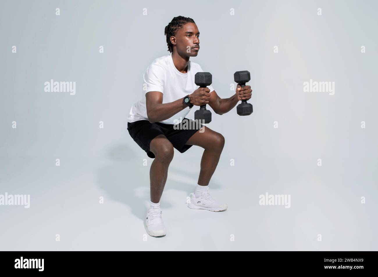 Heavy dumbbell squats sale