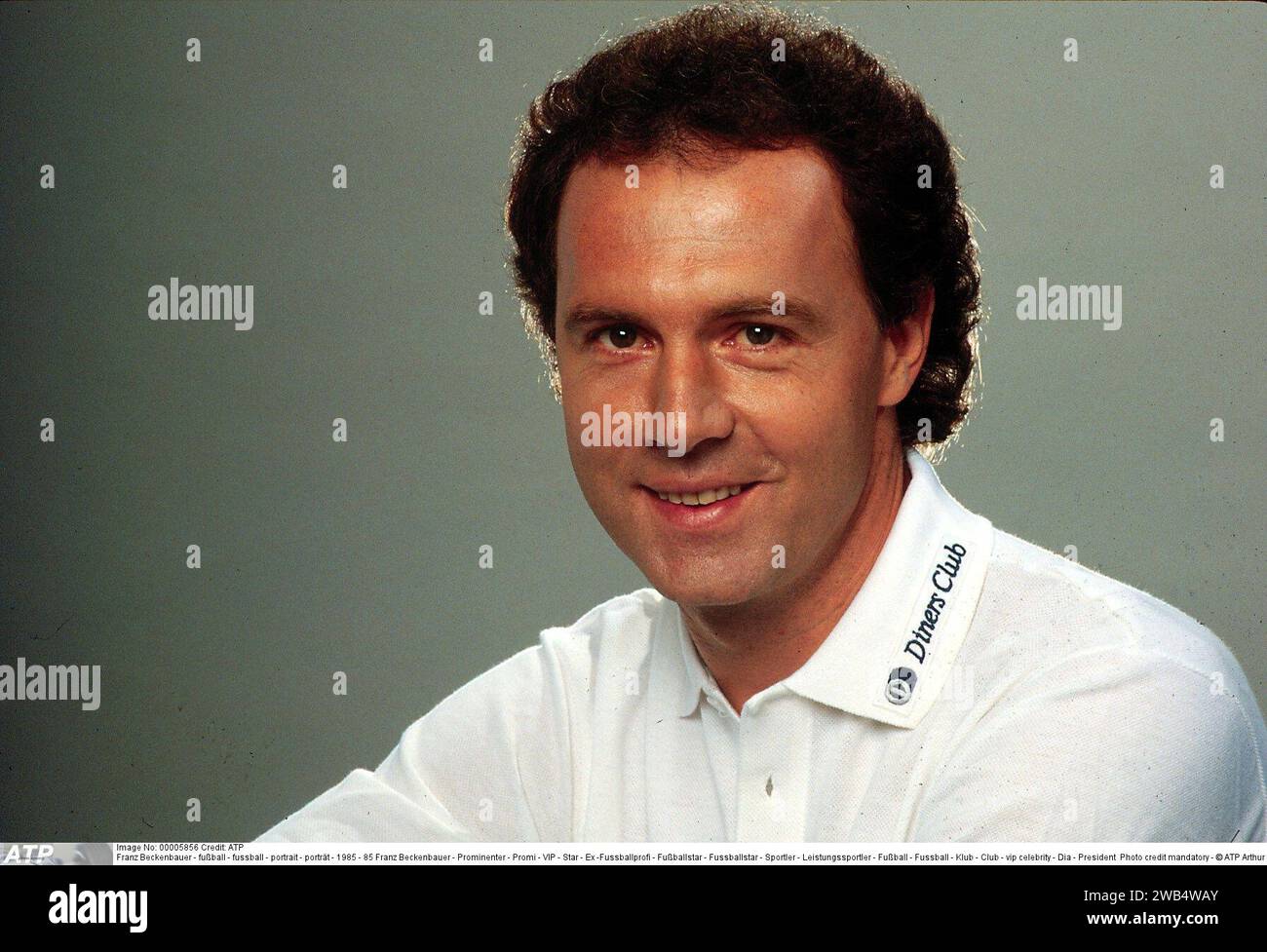 Football Legend FRANZ BECKENBAUER passed away on 7th January 2024 - Franz Beckenbauer - Fussball. Football, - fussball - portrait - portrait - 1985 - Franz Beckenbauer - Prominenter - Promi - VIP - Star - Ex -Fussballprofi -Footballstar, - Fussballstar - Sportler - Leistungssportler - Fussball. Football, - Fussball - Klub - Club - vip celebrity - Dia - President Photo credit mandatory - © ATP Arthur THILL (Arthur THILL/ATP/SPP) Credit: SPP Sport Press Photo. /Alamy Live News Stock Photo