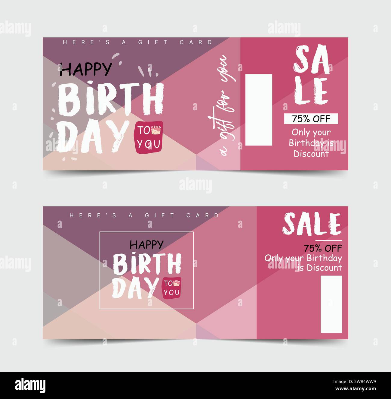 birthday voucher template printable Stock Vector Image & Art Alamy birthday voucher template printable Stock Vector Image & Art Alamy