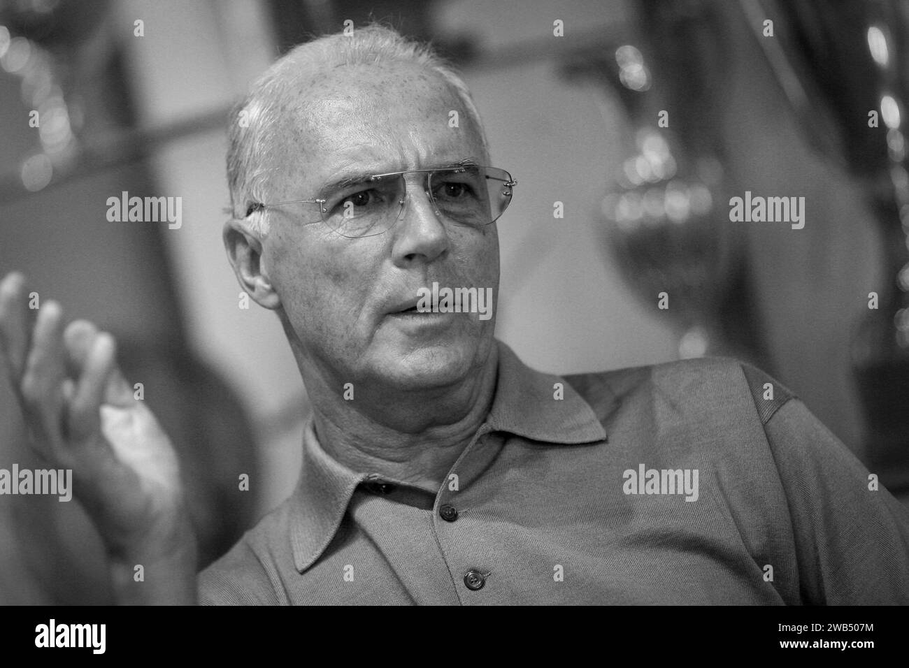 sam//  Interview mit dem PrŠsidenten des FC Bayern MŸnchen Franz Beckenbauer 9.11.2006 © diebilderwelt / Alamy Stock Stock Photo
