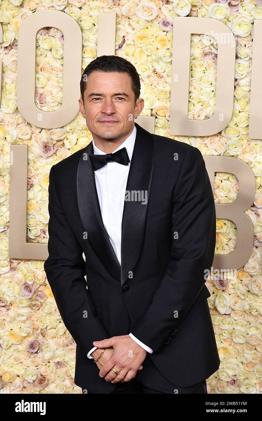 Orlando Bloom attends the 81st Annual Golden Globe Awards at The