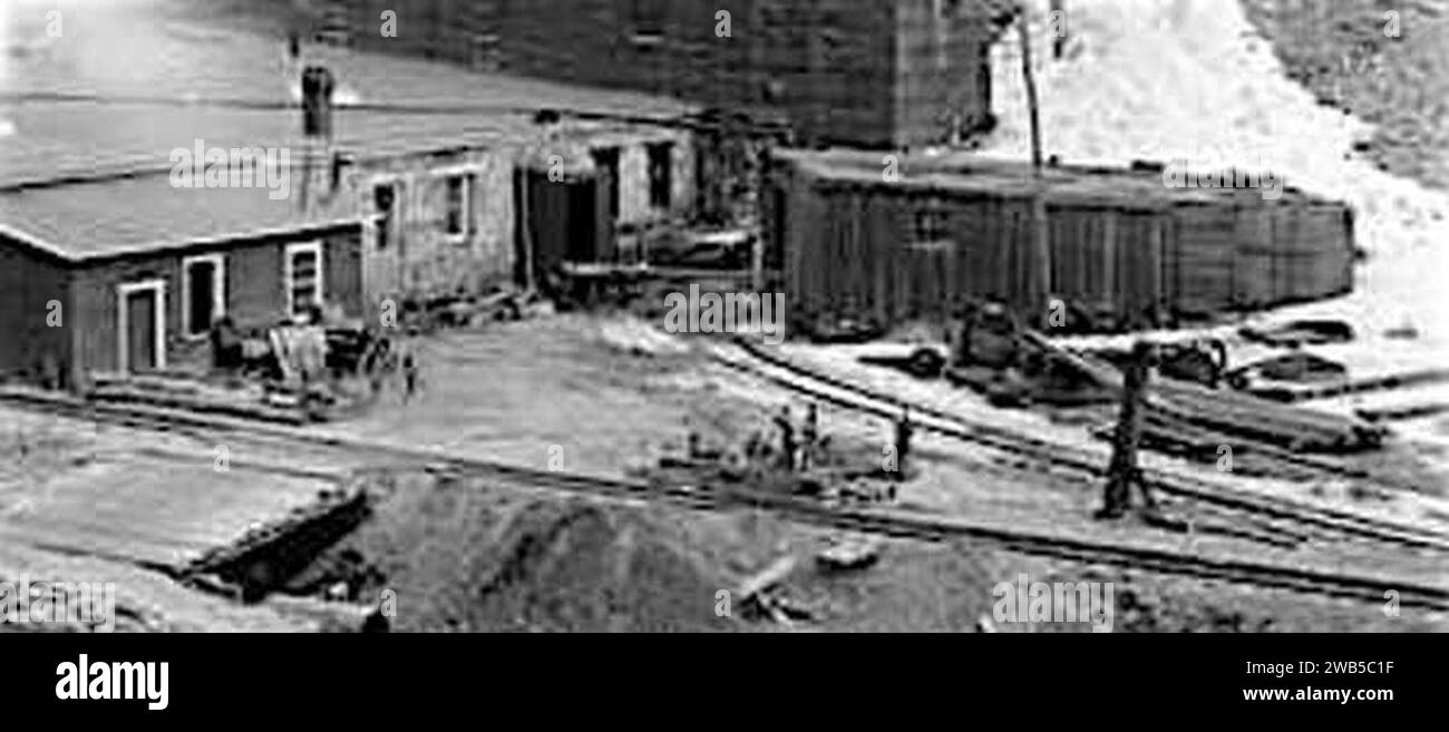 (2.05) Gilpin Tram, Hidden Treasure Mill tramway tracks Stock Photo - Alamy