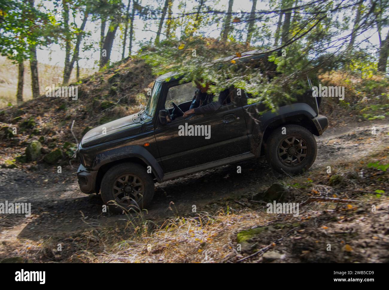 2018 Suzuki Jimny Mk4, tiny 4x4 Stock Photo