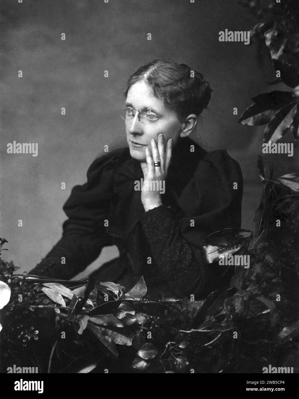Frances Elizabeth Caroline Willard (1839 – 1898) American women's suffragist. Stock Photo