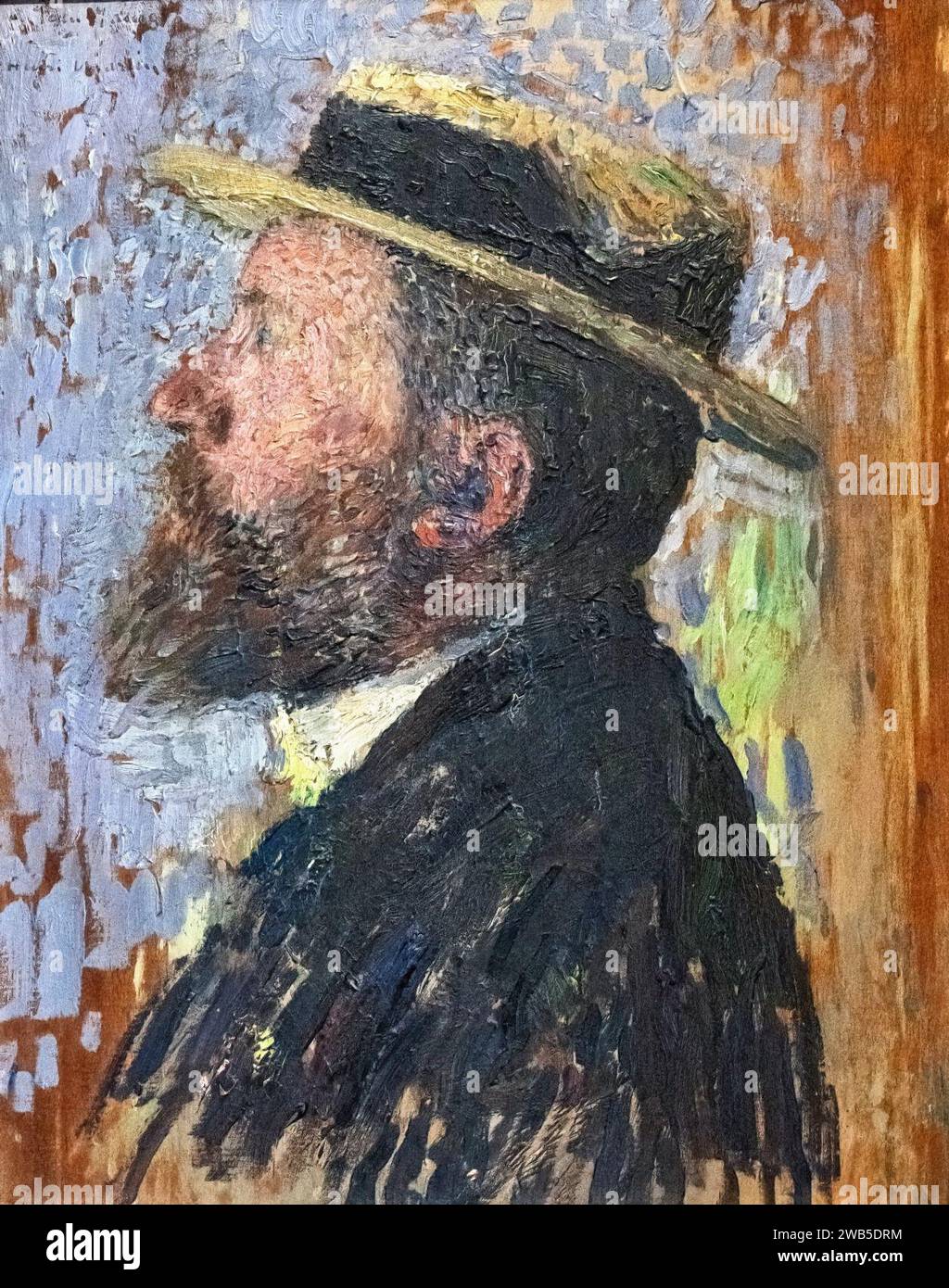 (Albi) Portrait de Jean Jaurès 1905 - Henri Martin - huile sur bois - acquis en 1939 MTL.inv.317. Stock Photo