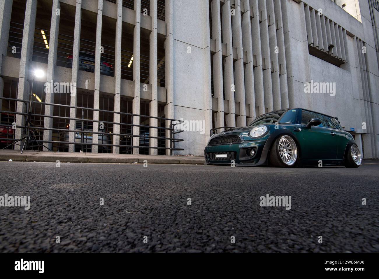 Modified and air bagged R53 Mini Cooper S Stock Photo - Alamy