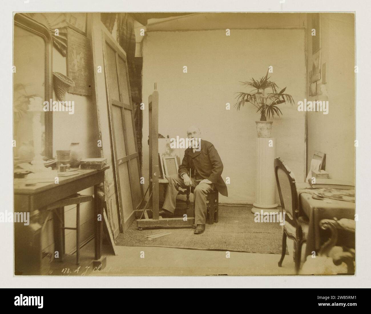 00.Atelier d'Alexandre Jacques Chantron Stock Photo - Alamy