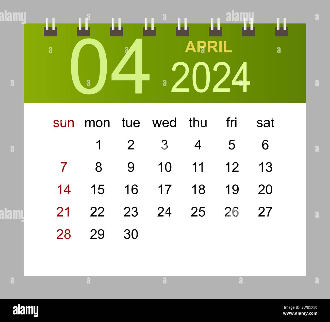 april-2024-vector-monthly-calendar-template-2024-year-in-simple-style