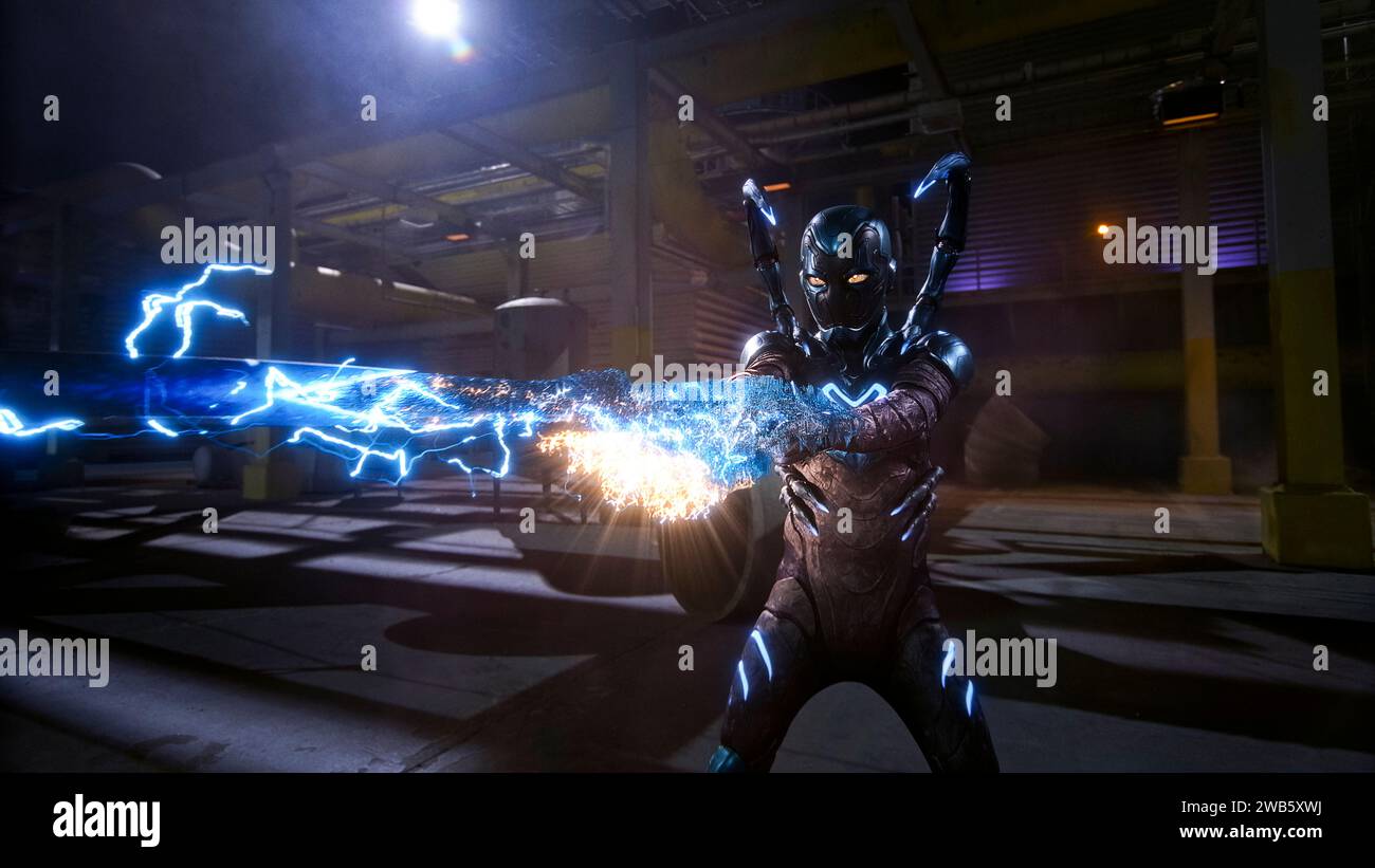 Blue Beetle (2023) directed by Angel Manuel Soto and starring Xolo ...