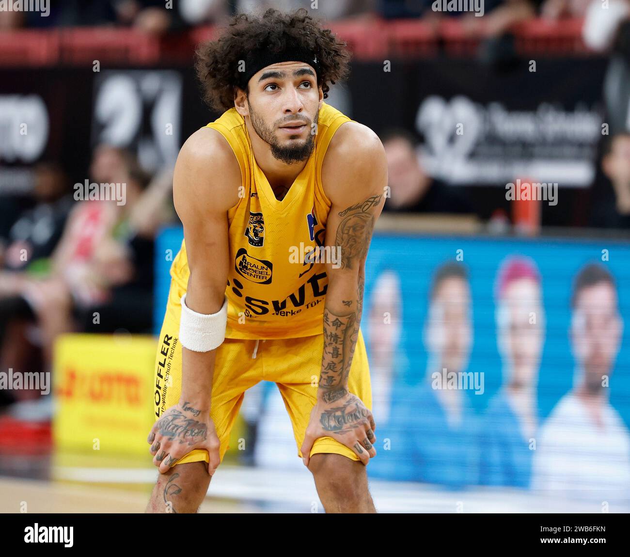 Tuebingen, Deutschland. 08th Jan, 2024. Jhivvan Jackson (Tigers ...