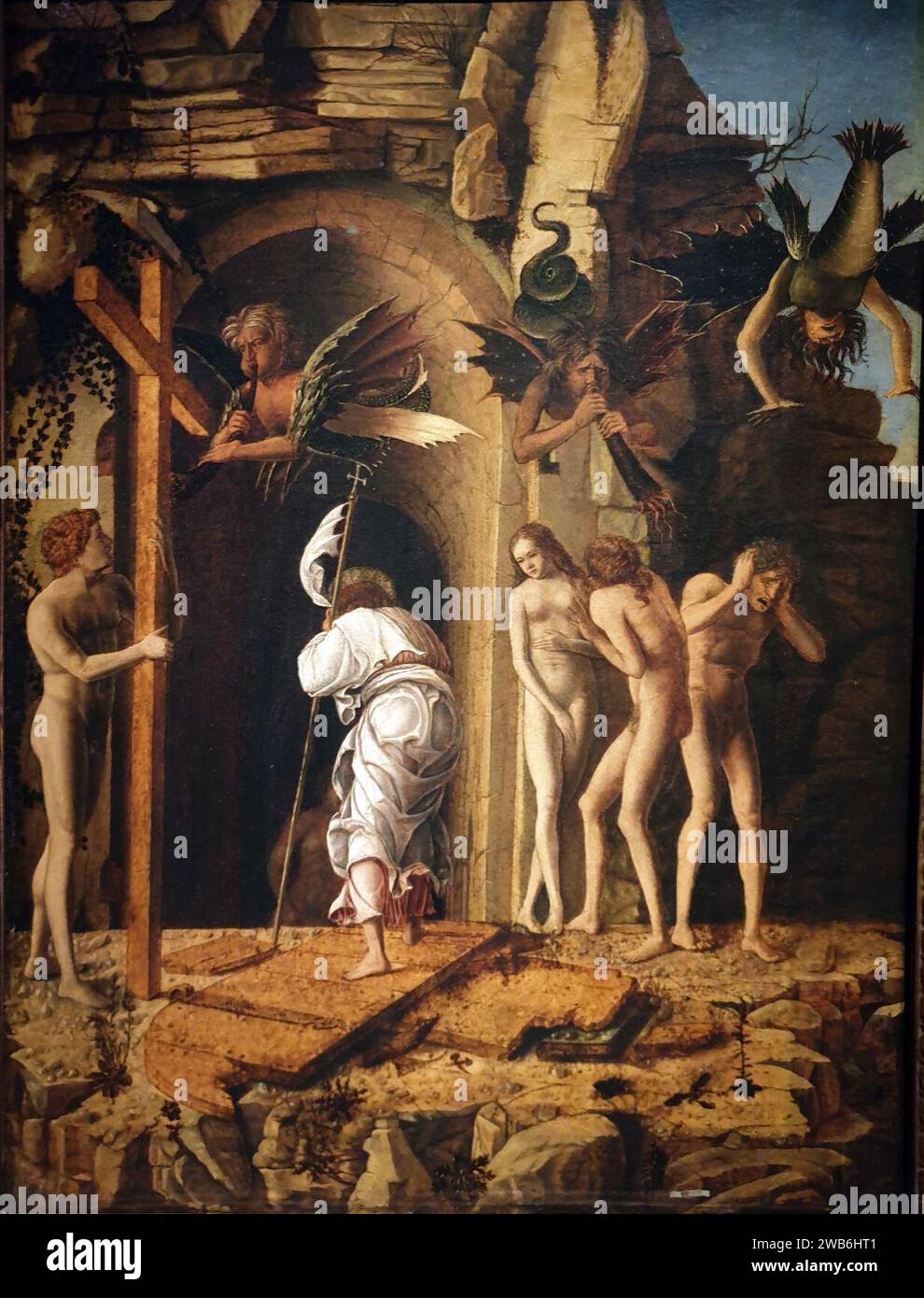 1478 Bellini Abstieg Christi in die Vorhölle Stock Photo