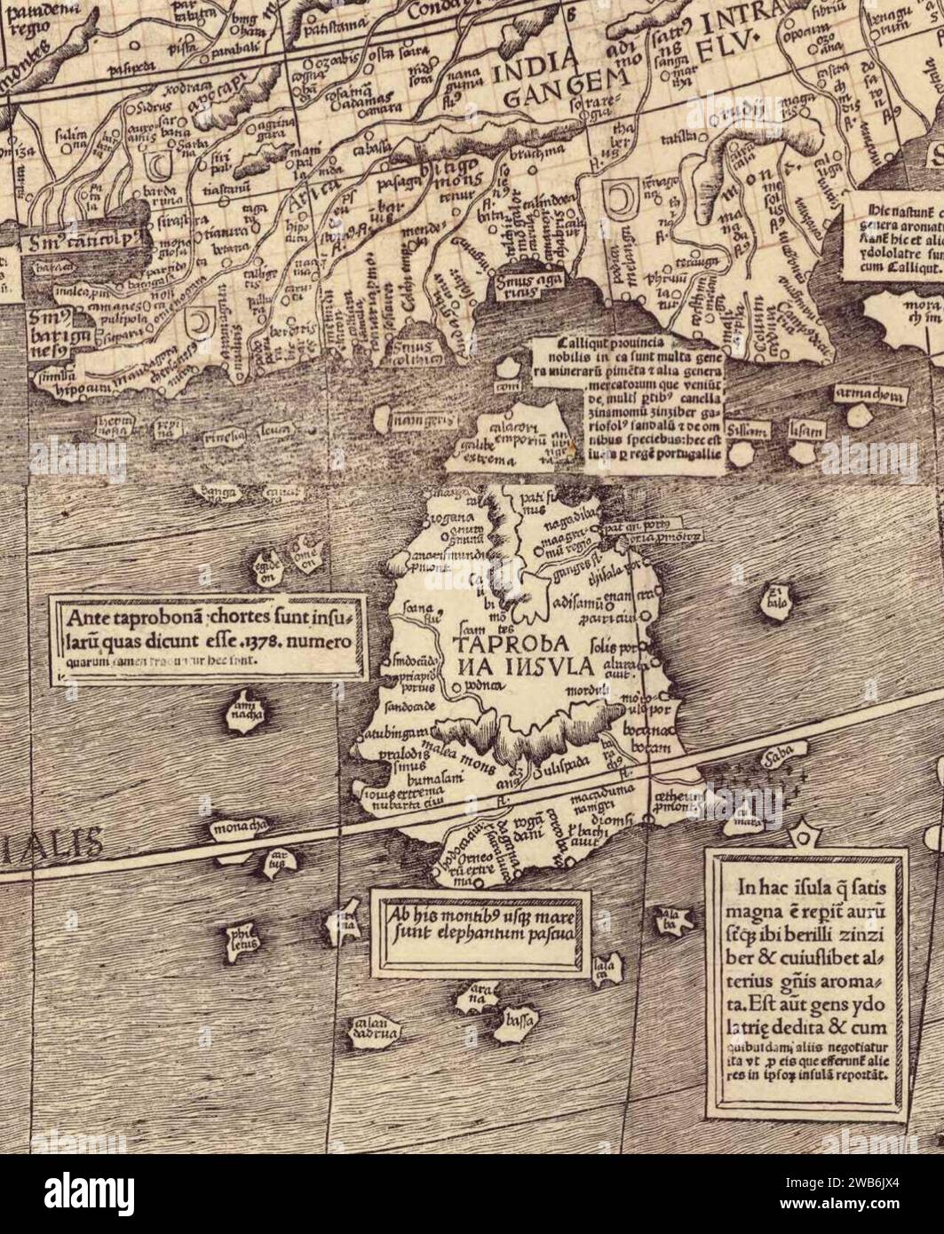 Waldseemuller Map Hi Res Stock Photography And Images Alamy 1507 Waldseemller World Map Taprobana Detail 2WB6JX4 