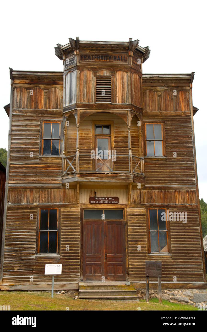 Fraternity Hall, Elkhorn State Park, Beaverhead-Deerlodge National ...