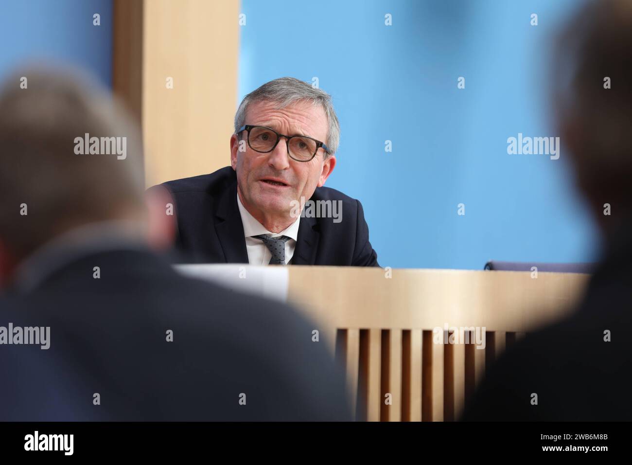 Berlin, Deutschland, 08.01.2024: Thomas Geisel bei Verkündung der ...