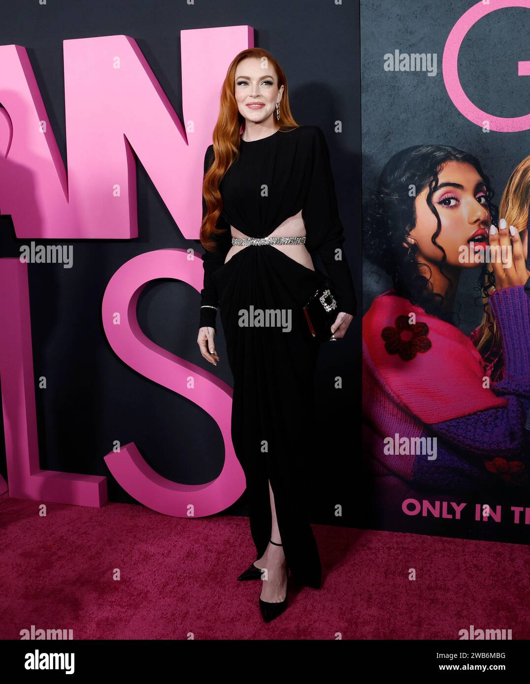 New York, United States. 08th Jan, 2024. Lindsay Lohan arrives on the