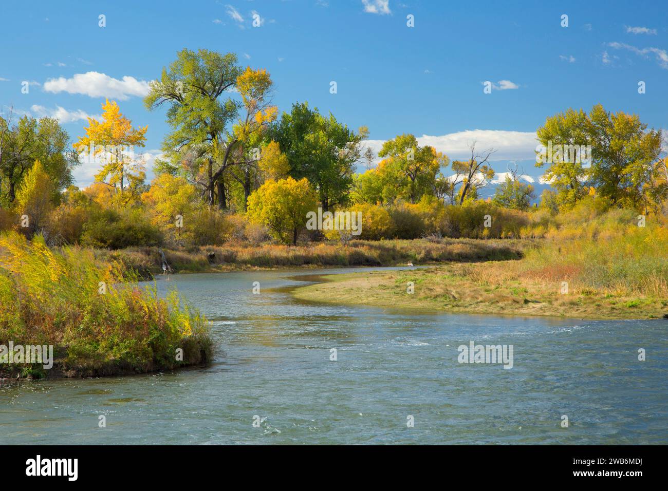 Missouri River confluence, Missouri Headwaters State Park, Montana ...