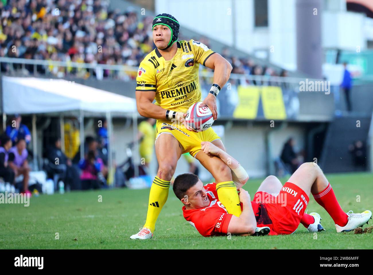 Kobe Rugless Rugby Tokyo, Japan. 6th Jan, 2024. Cheslin Kolbe (Sungoliath) Rugby : 2023-24 ...