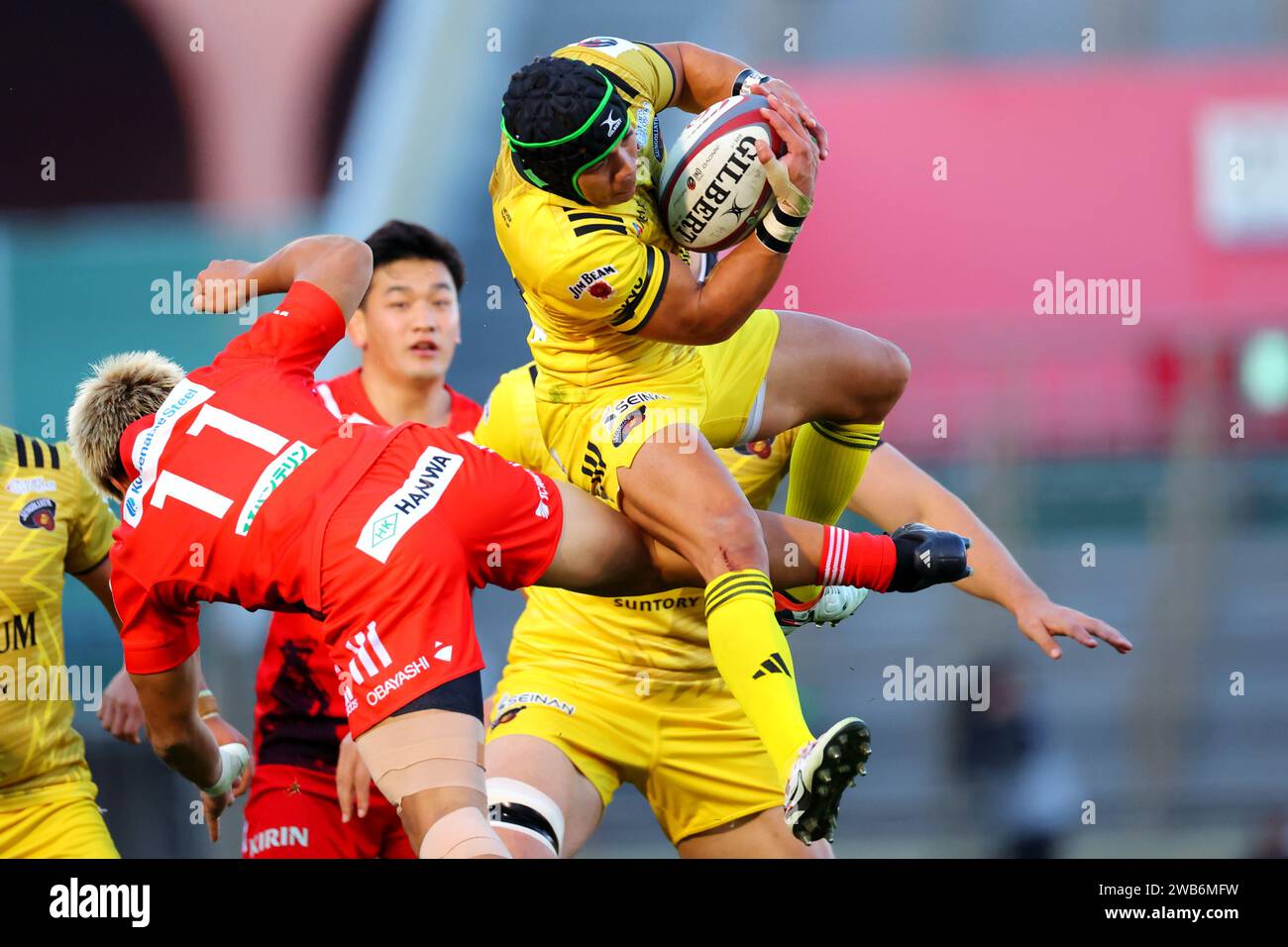 Kobe Rugless Rugby Tokyo, Japan. 6th Jan, 2024. Cheslin Kolbe (Sungoliath) Rugby : 2023-24 ...