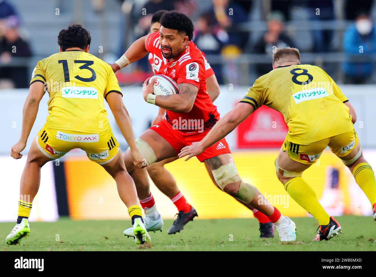 Kobe Rugless Rugby Tokyo, Japan. 6th Jan, 2024. Ardie Savea (Steelers) Rugby : 2023-24 ...