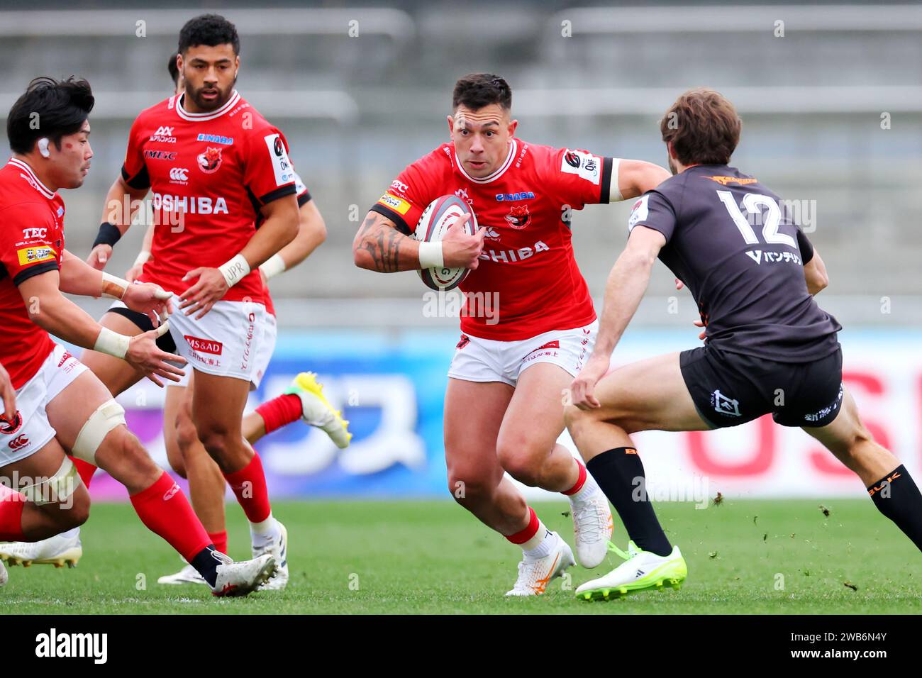 Kanagawa, Japan. 7th Jan, 2024. Rob Thompson (Bluerevs) Rugby : 2023-24 ...