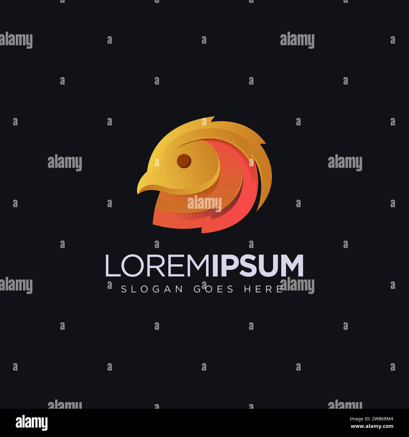 Abstract golden pheasant logo icon Stock Vector Image & Art - Alamy