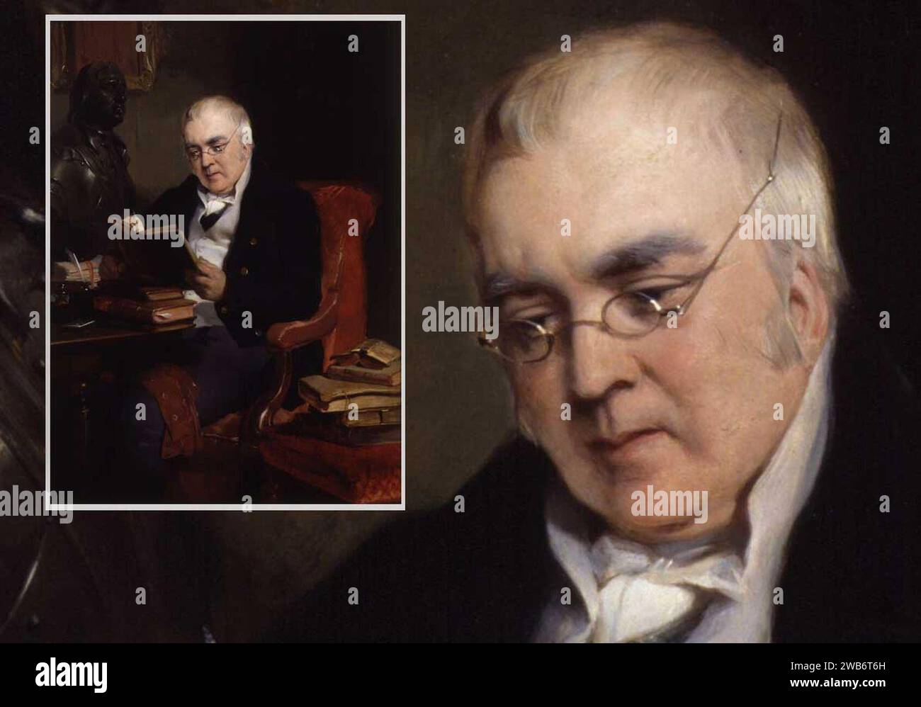 1836 Sir Edwin Landseer-John Allen. Stock Photo
