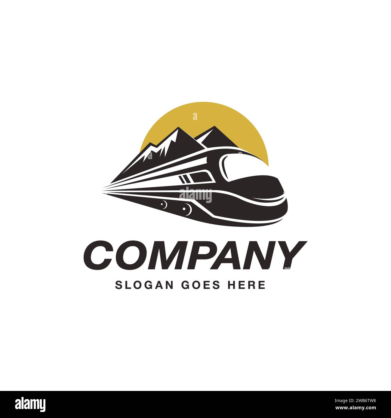 Express railway poster Cut Out Stock Images Pictures Alamy