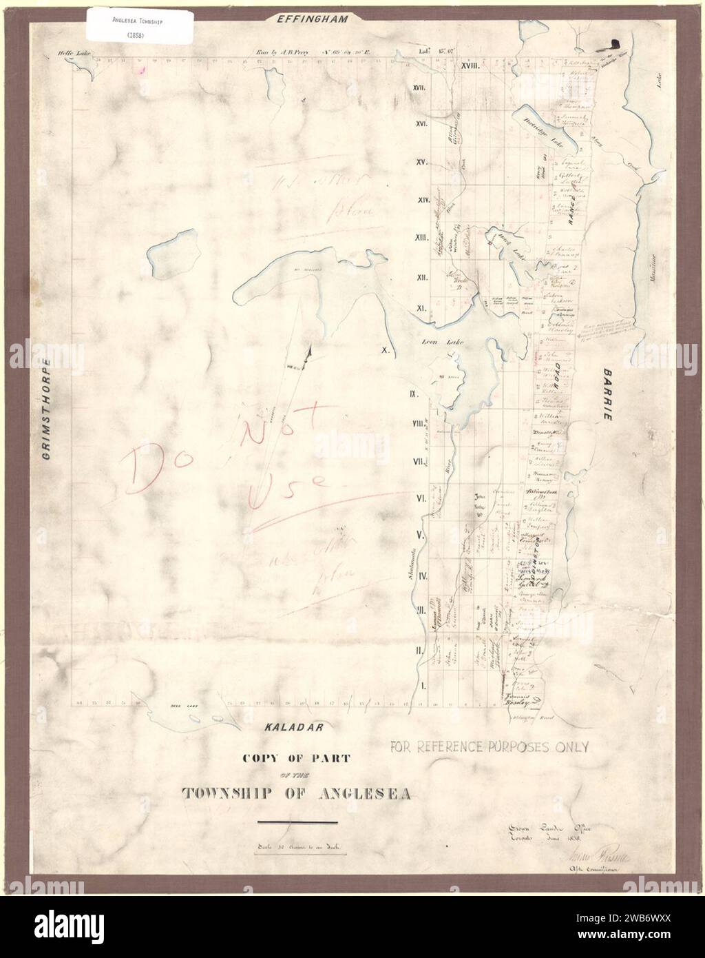 Map of loon lake hires stock photography and images Alamy
