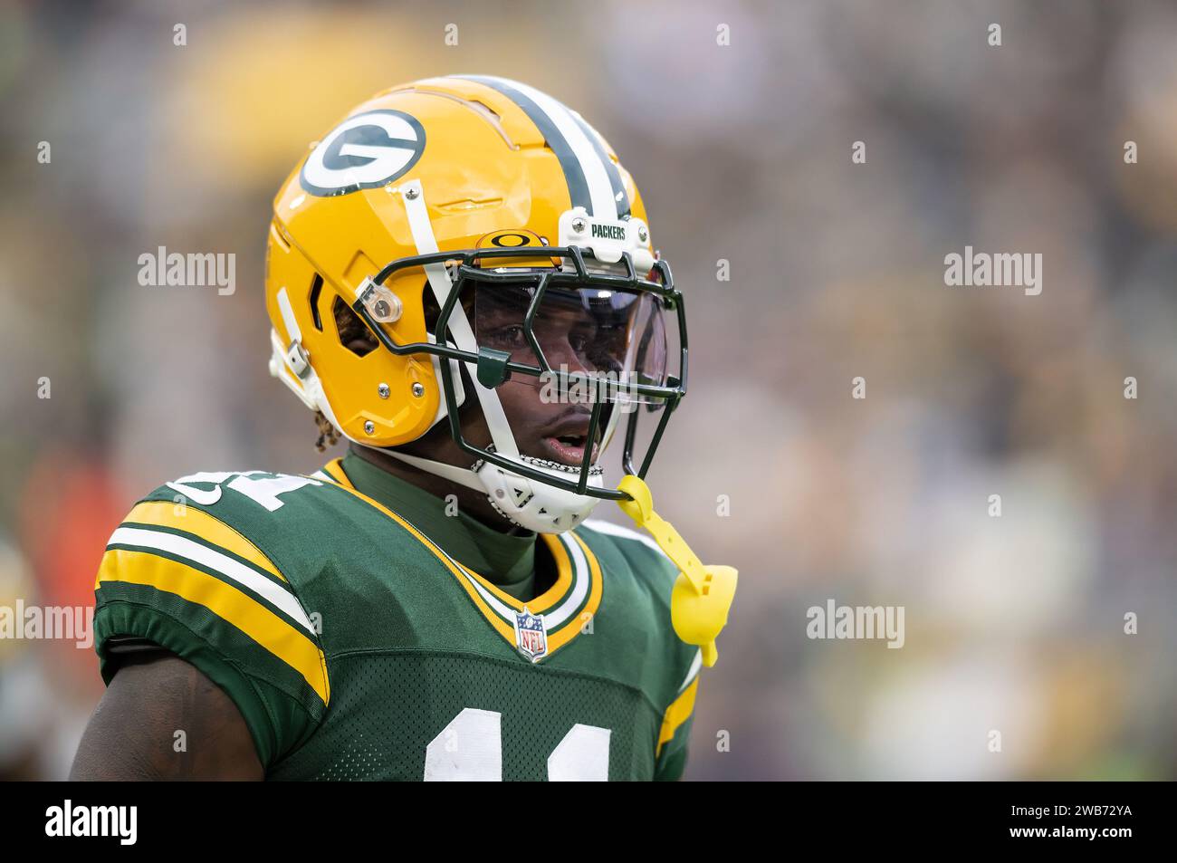 Green Bay, WI, USA. 7th Jan, 2024. Green Bay Packers wide receiver